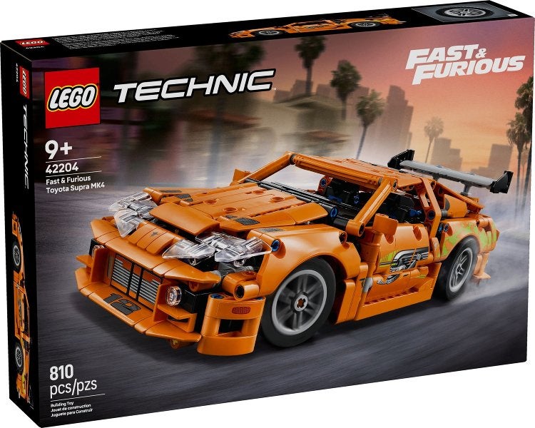 Lego Technic set 42204 Fast & Furious Toyota Supra MK, Lego, Nieuw, Ophalen of Verzenden, Technic
