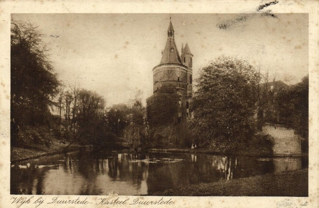 Wijk bij Duurstede - Kasteel Duurstede - B-keus - 1930 gelop, Ophalen of Verzenden, 1920 tot 1940, Gelopen, Utrecht