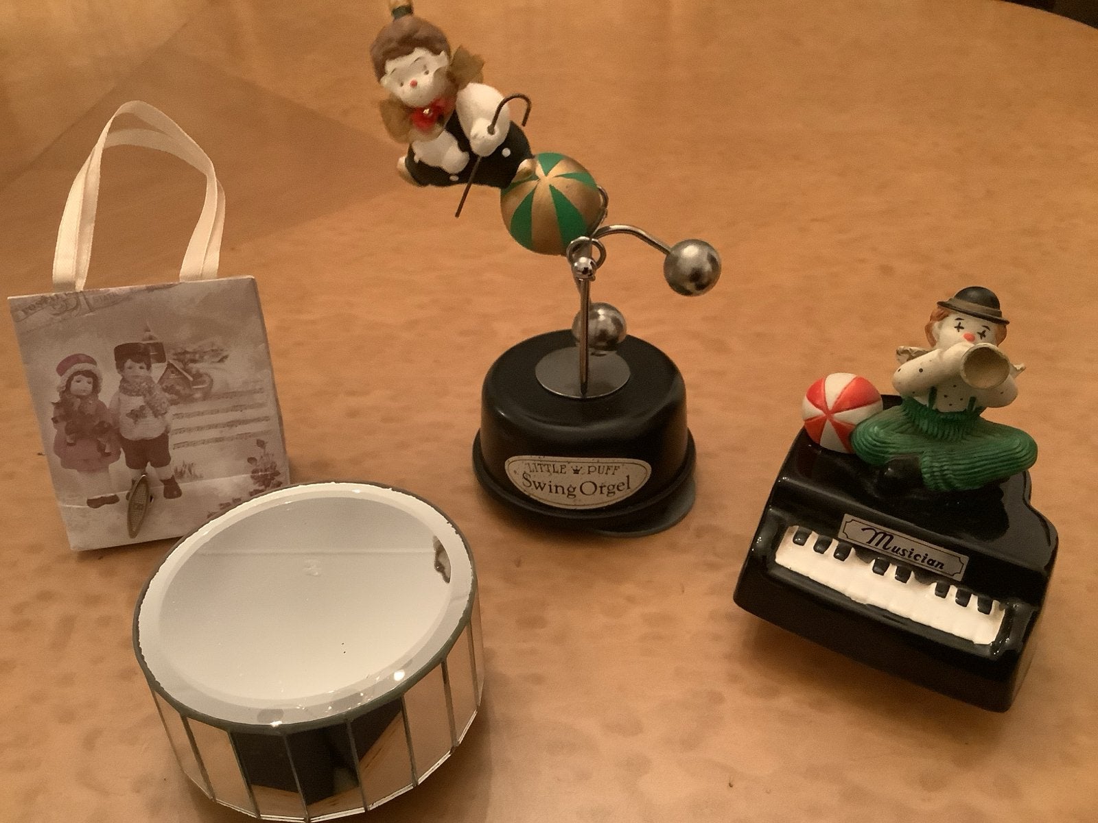 Muziekdoosjes en spiegeldoosje - Vintage decoratie, Verzamelen, Ophalen of Verzenden, Gebruikt