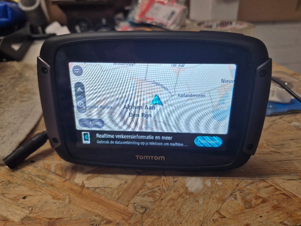 TomTom Rider 550 complete set met antidiefstalhouder, Motoren, Ophalen of Verzenden, Gebruikt