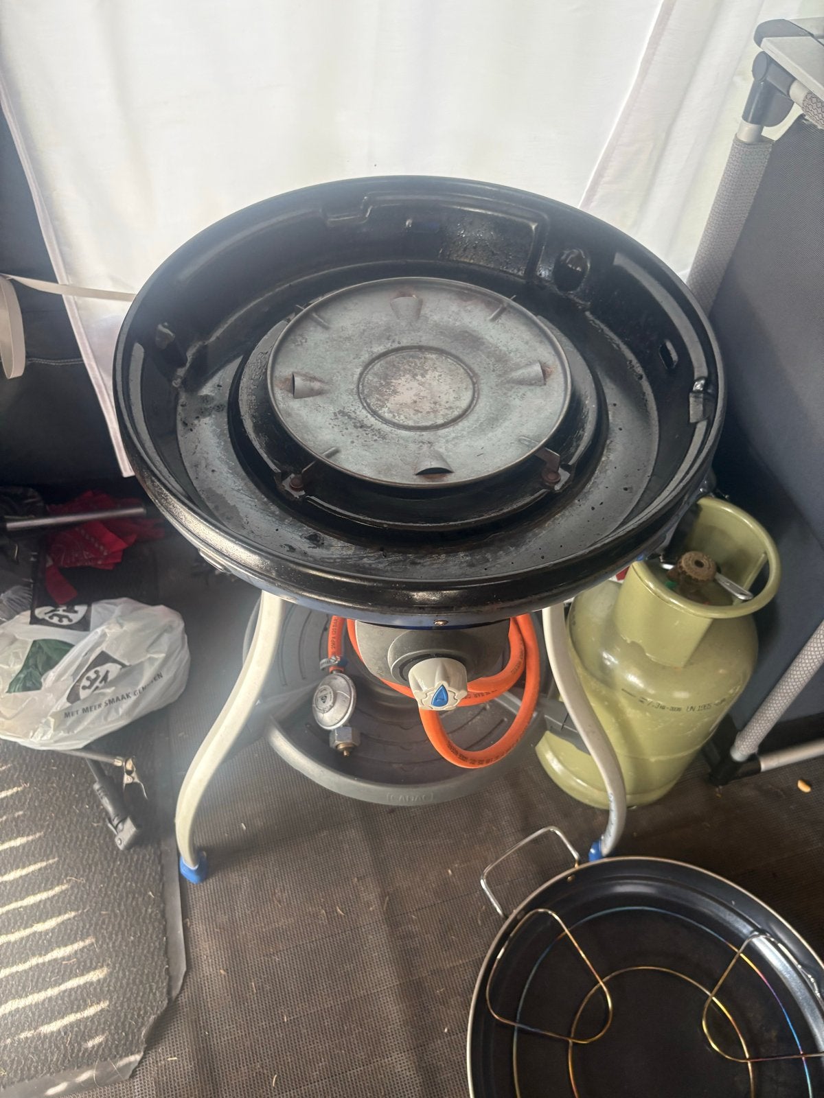 Cadac Skottelbraai met diverse accessoires, Ophalen of Verzenden, Gebruikt