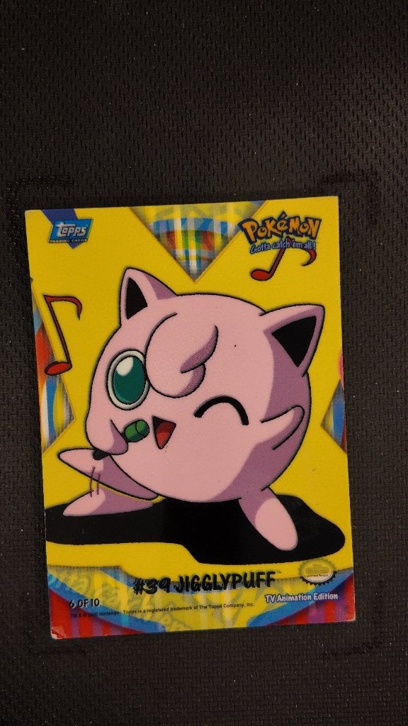 jigglypuff 39 topps | Pokemon kaart, Ophalen, Losse kaart