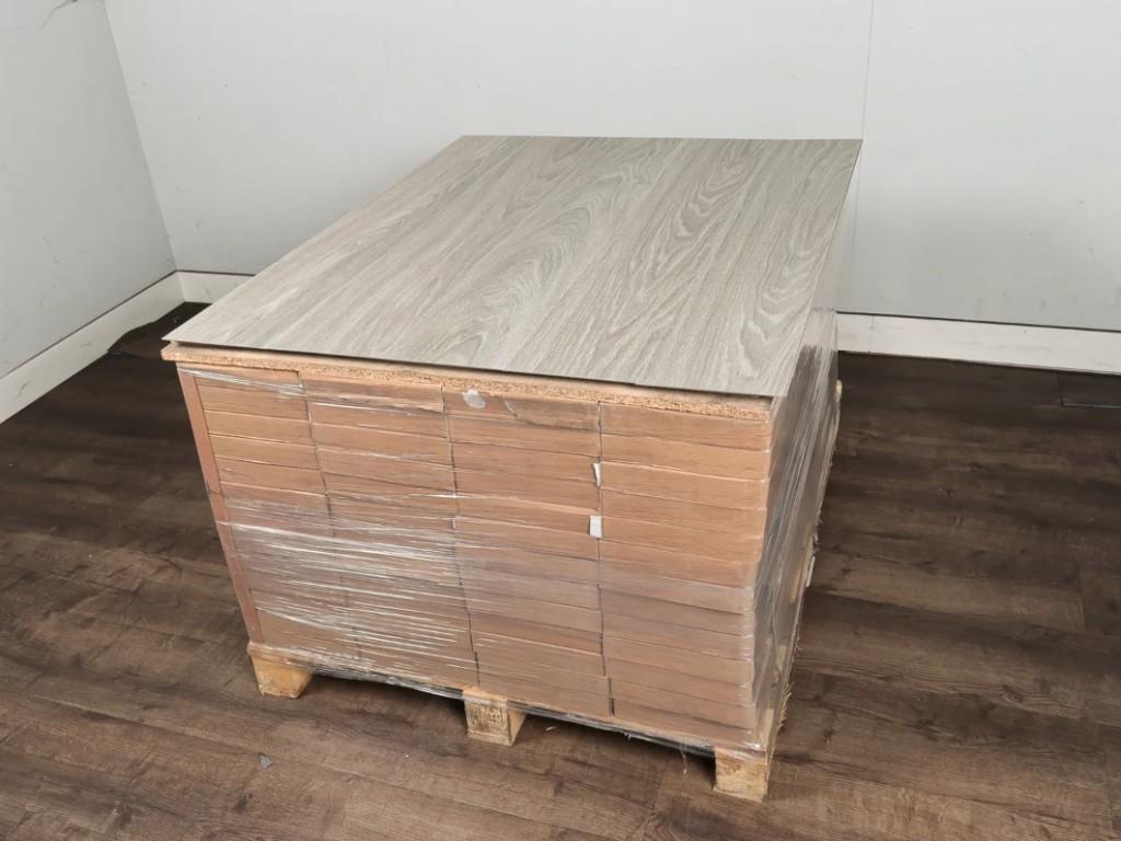 107m2 PVC vloer - 1234 x 198 x 4,5 mm, 75 m² of meer, Grijs, Overige typen, Nieuw