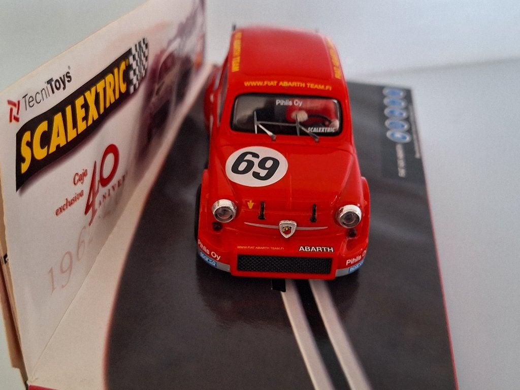 Scalextric Fiat 600 Abarth 40 Years Scalextric, Overige merken, Nieuw, Scalextric, Ophalen of Verzenden