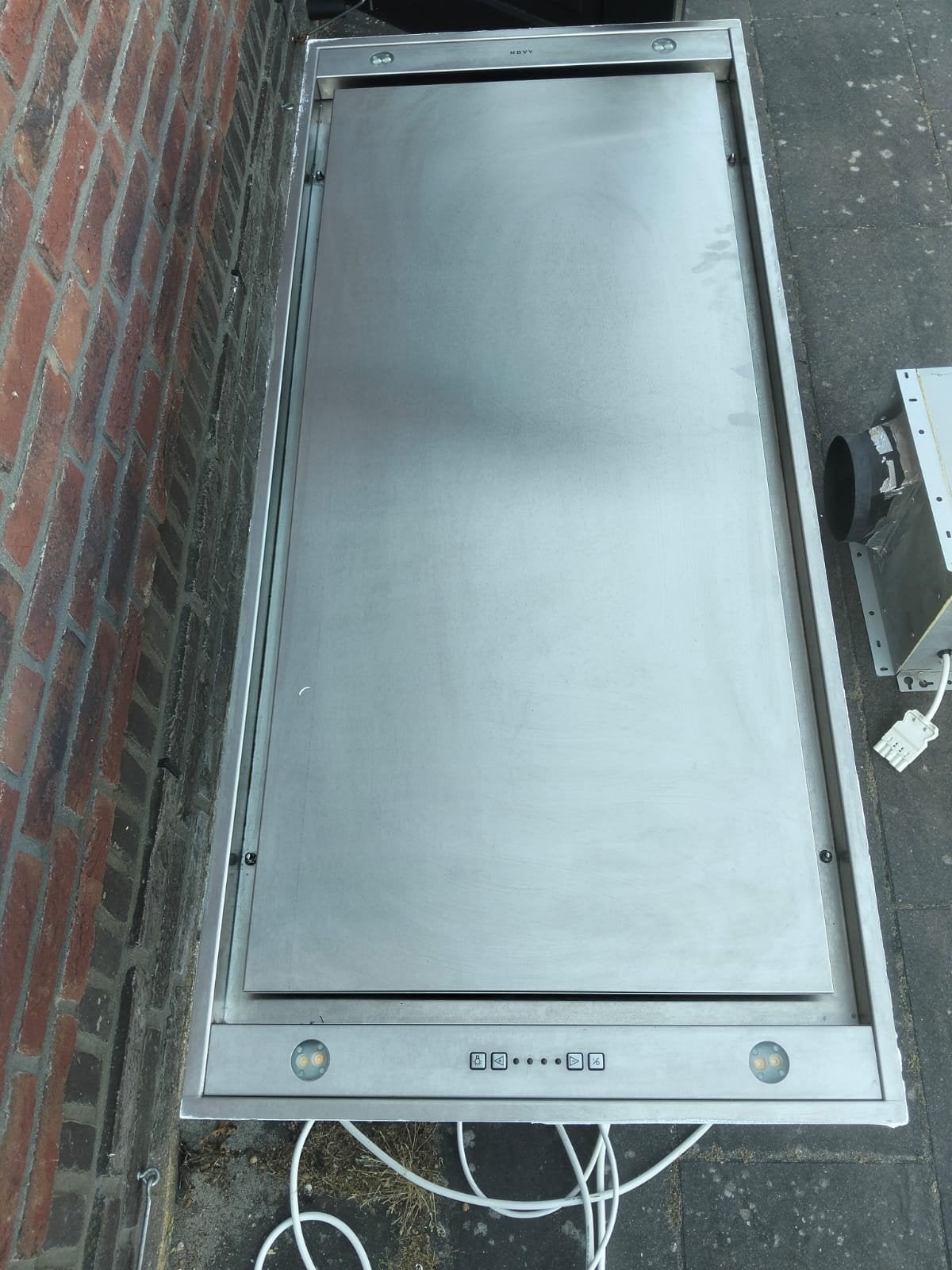 Novy inbouw afzuigkap 117cm x 51cm, Ophalen, Gebruikt, Inbouw