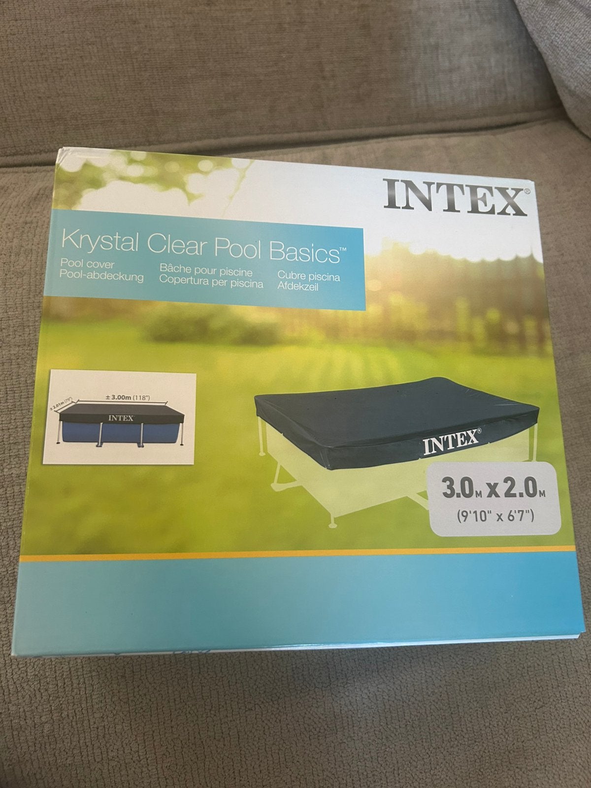 Afdekzeil intex nieuw 3x2 meter, Ophalen, Nieuw, Afdekzeil