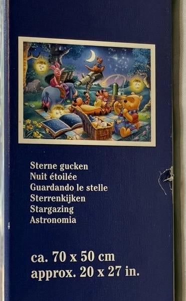 Ravensburger Disney Winnie de Poeh Sterrenkijken 1000 puzzel, Verzenden, 500 t/m 1500 stukjes, Zo goed als nieuw, Legpuzzel