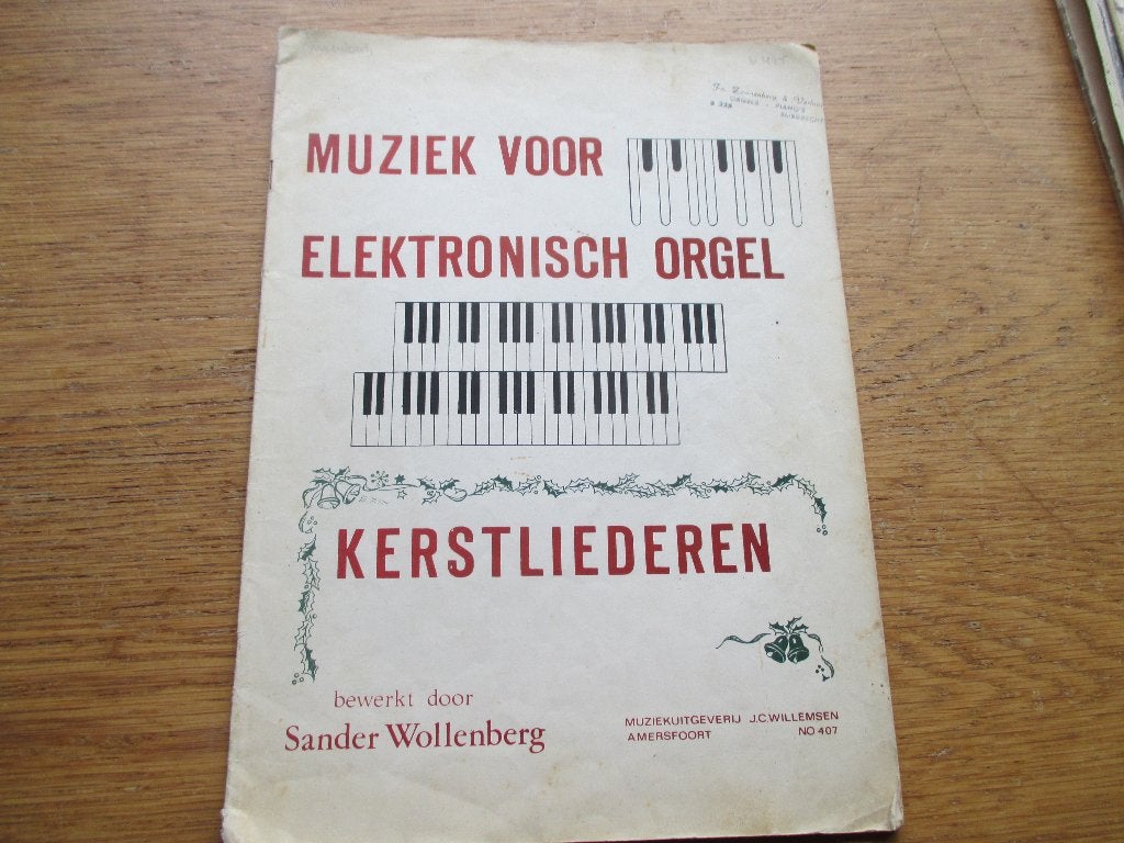 Muziek voor Elektronisch Orgel/ keyboard - 17 Kerstliederen, Gebruikt, Klassiek, Ophalen of Verzenden, Thema
