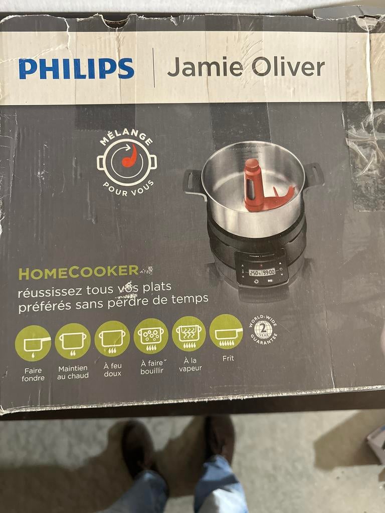 Philips Jamie Oliver Homecooker - Nieuw in doos, Witgoed en Apparatuur, ., Nieuw, Ophalen of Verzenden, 2 tot 3 liter
