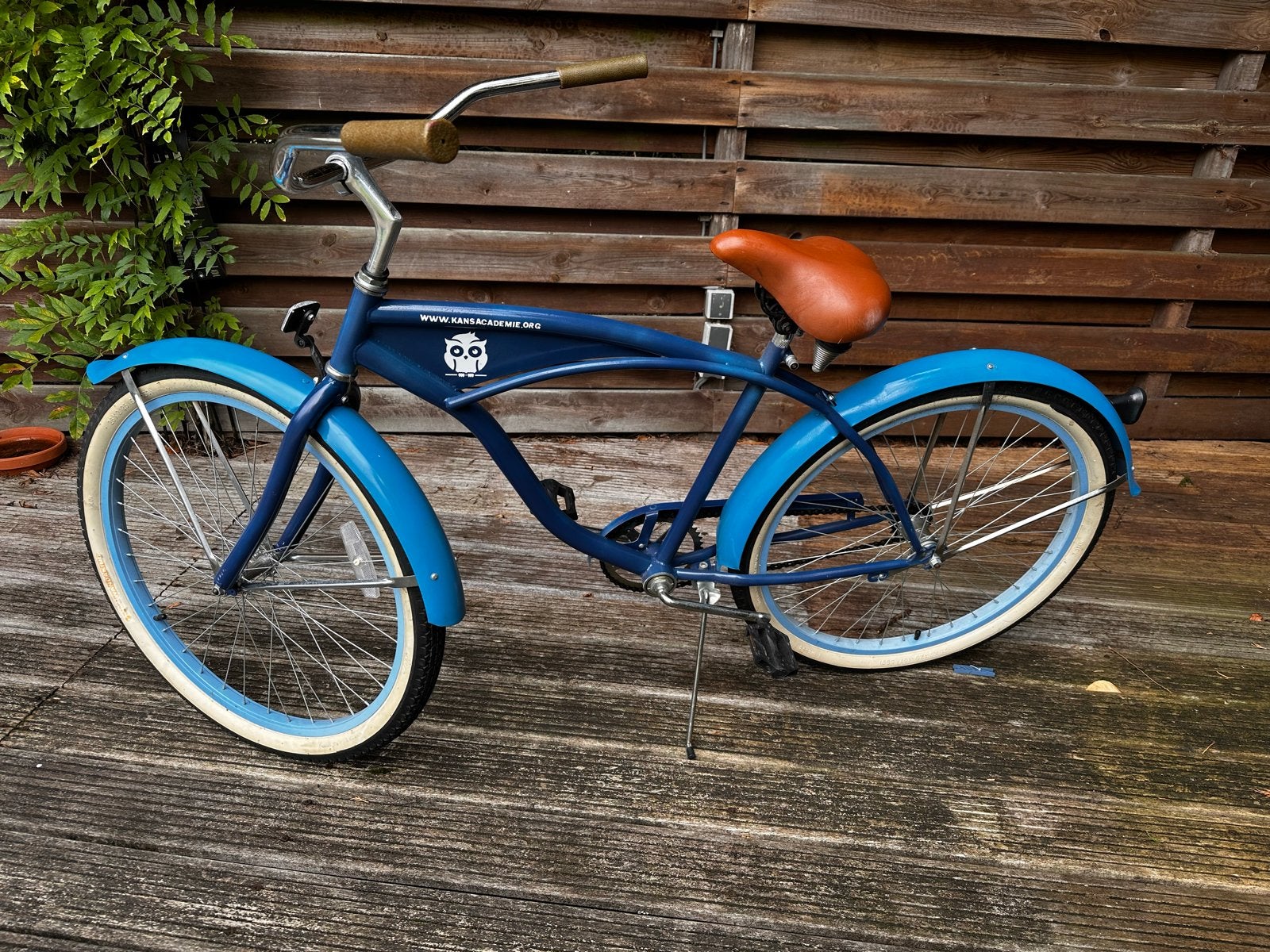 Unieke blauwecJohnny Loco  cruiserfiets, Ophalen of Verzenden, Gebruikt, Overige merken