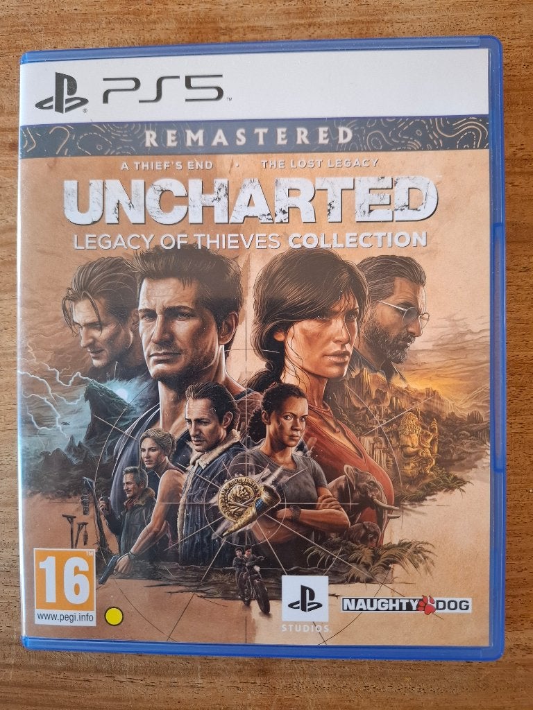 Uncharted PlayStation 5 PS5 Game ZO GOED ALS NIEUW, Overige genres, 1 speler, Ophalen of Verzenden, Zo goed als nieuw