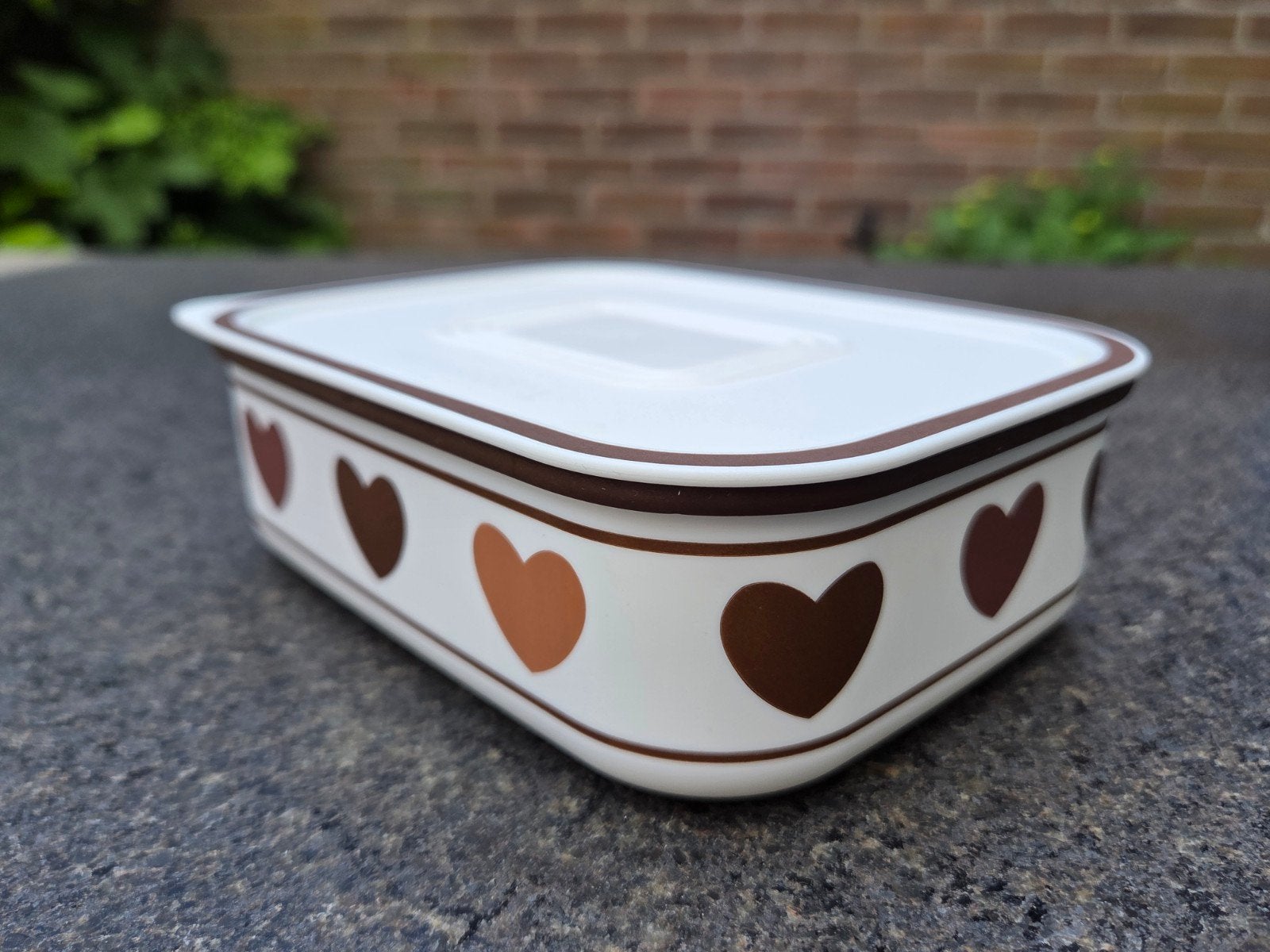Tupperware bewaarbakje met hartjes - 500 ml, Ophalen of Verzenden
