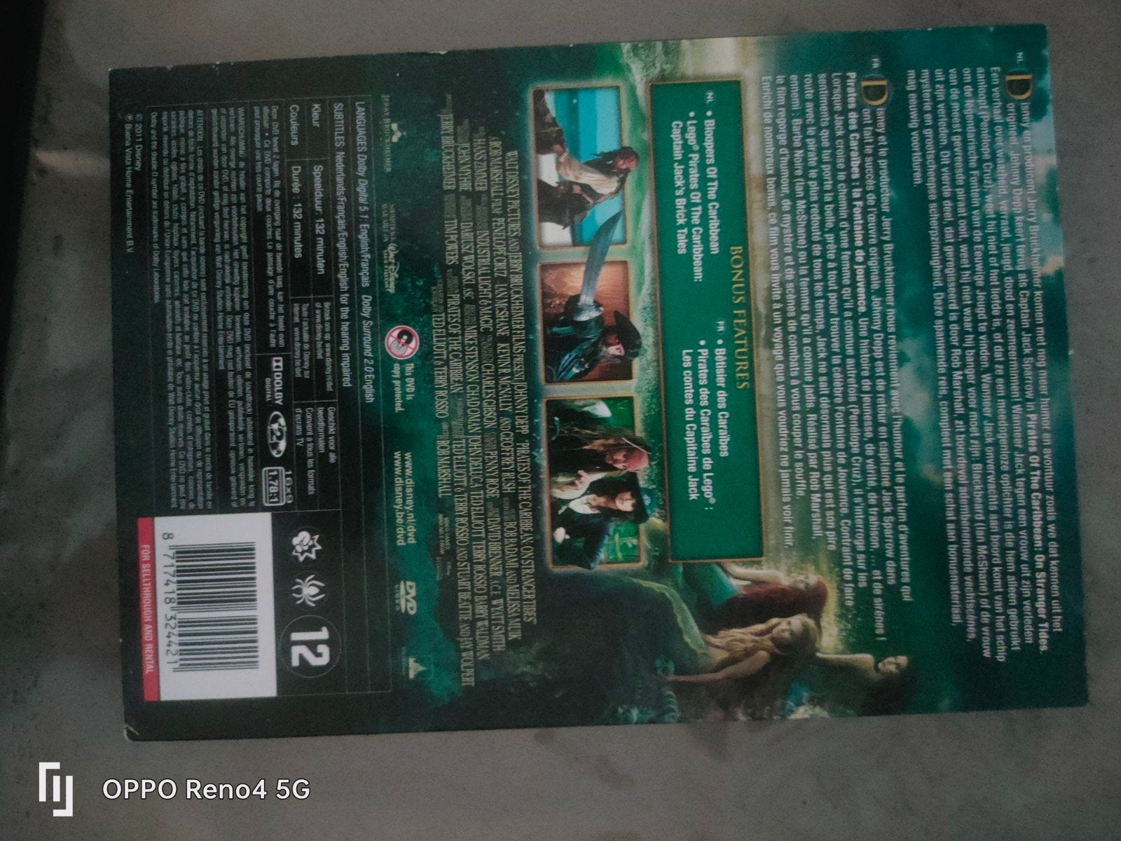 Pirates of the Caribbean: On Stranger Tides DVD, Vanaf 12 jaar, Ophalen of Verzenden, Gebruikt