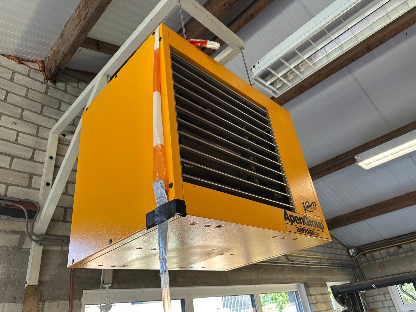 Zware hoogefficiente Apen Group gasheater., Doe-het-zelf en Verbouw, Ophalen, 30 tot 80 cm, Gebruikt, Hoog rendement (Hr)