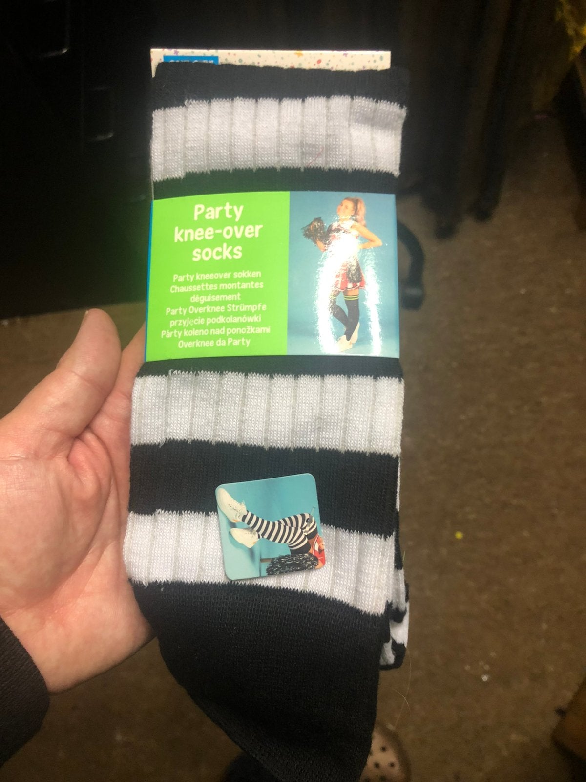 Nieuwe kniesokken carnaval/toneel, Ophalen, Zo goed als nieuw, Carnaval