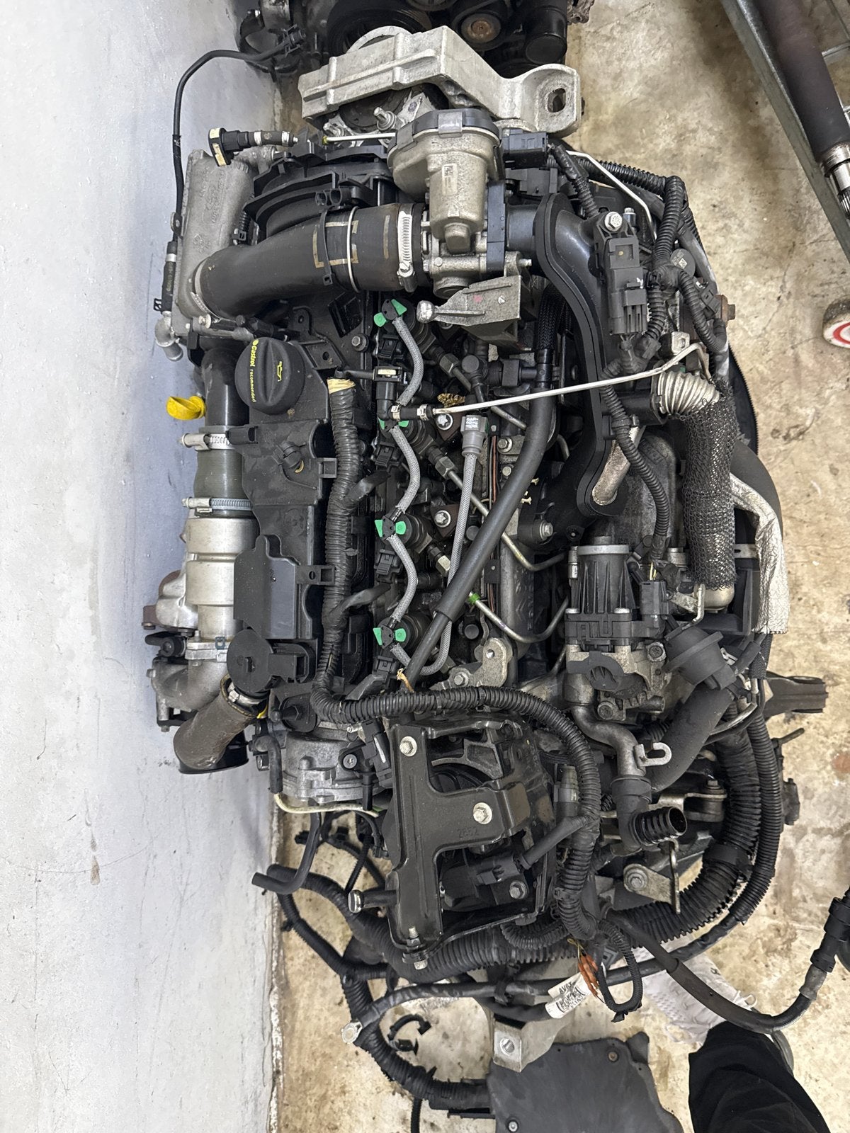 Ford Focus 1.6 TDCI motor met bak met garantie, Ophalen of Verzenden, Gebruikt, Ford