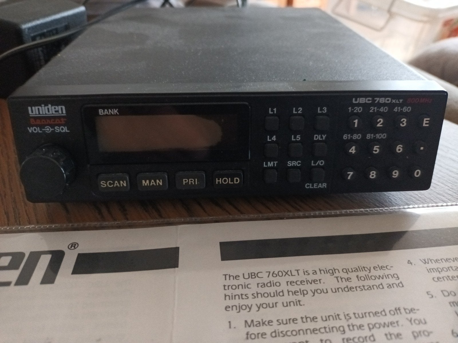goed werkende analoge scanner Uniden bearcat  ubc 760 xlt, Telecommunicatie, Scanners, Ophalen of Verzenden, Zo goed als nieuw