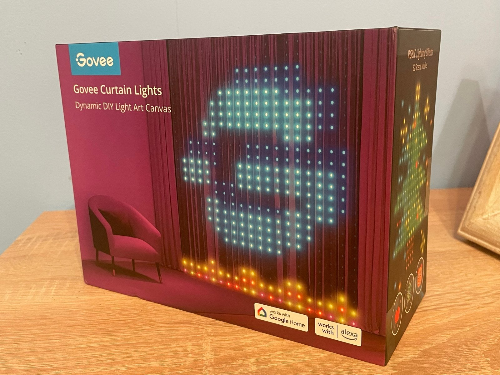 Govee Curtain Lights v1 - 2x1.5m, Overige merken, Kunststof, Meerkleurig, Nieuw