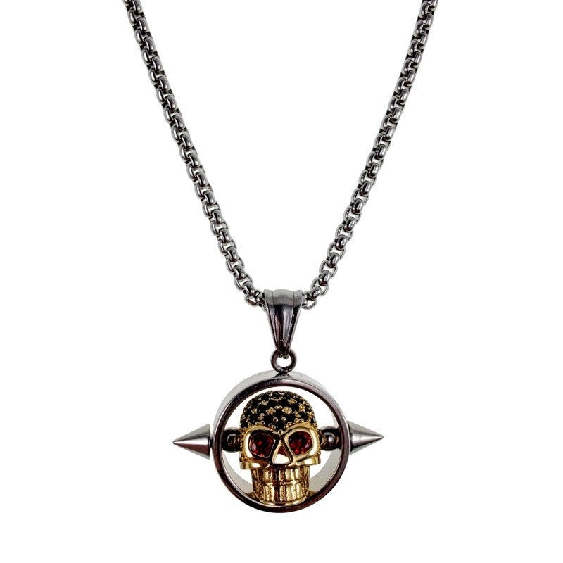Jasseron-Ketting + Ketting Ronde Schedel Hanger Handmade, Overige materialen, Birgitta-Gracht 33, 6465 EL Kerkrade, Nederland