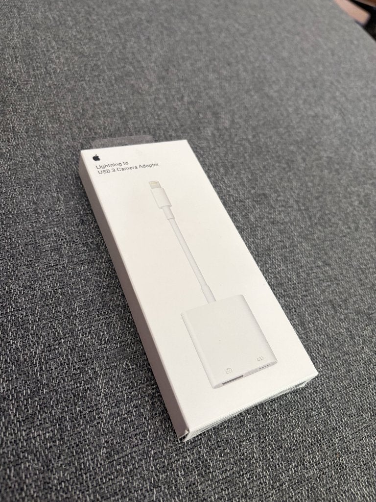 apple lightning to usb 3 camera adapter, Ophalen of Verzenden, Zo goed als nieuw, Snoer of kabel, Apple