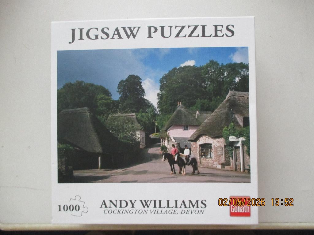 legpuzzel Goliath 1000 st., Ophalen of Verzenden, 500 t/m 1500 stukjes, Zo goed als nieuw