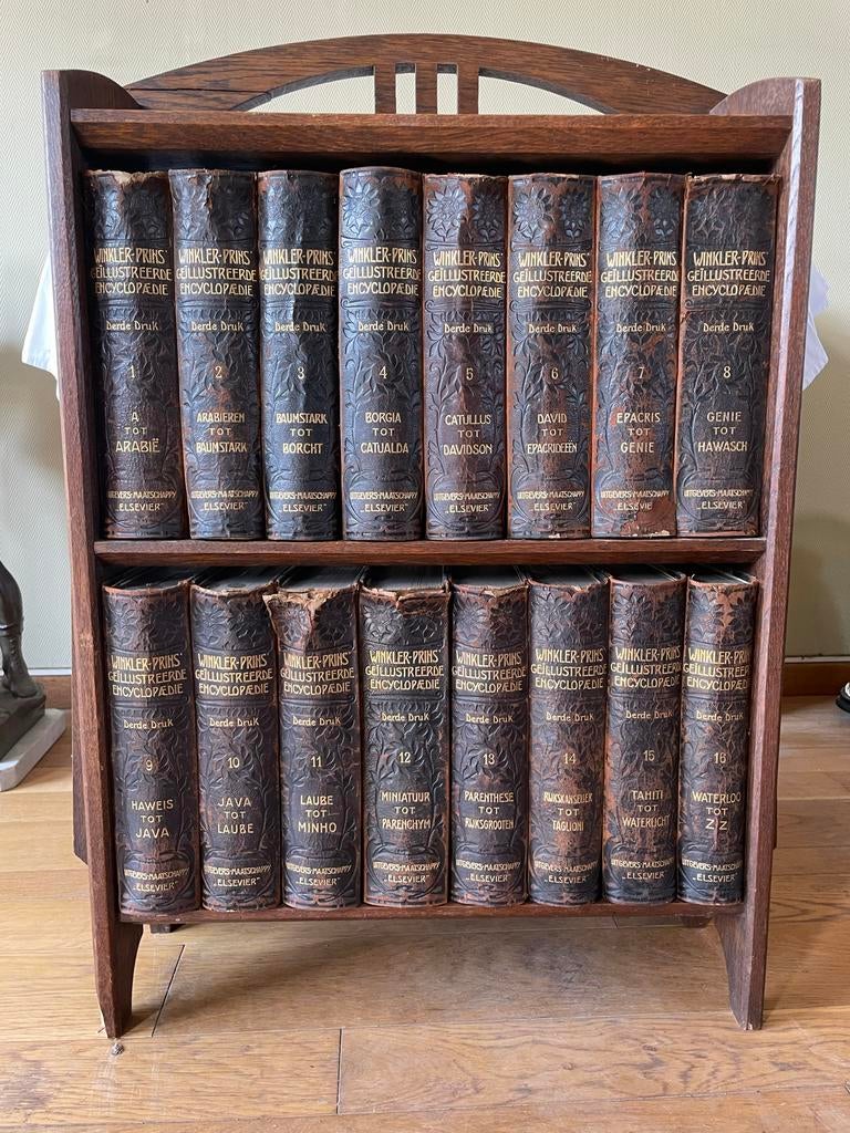 Winkler Prins Encyclopedie 3e druk 1905 complete serie, Boeken, Encyclopedieën, Gelezen, Complete serie, Algemeen, Ophalen