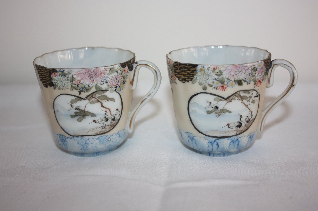 2 kopjes Japans of Chinees, Antiek en Kunst, Antiek | Servies los, Ophalen of Verzenden