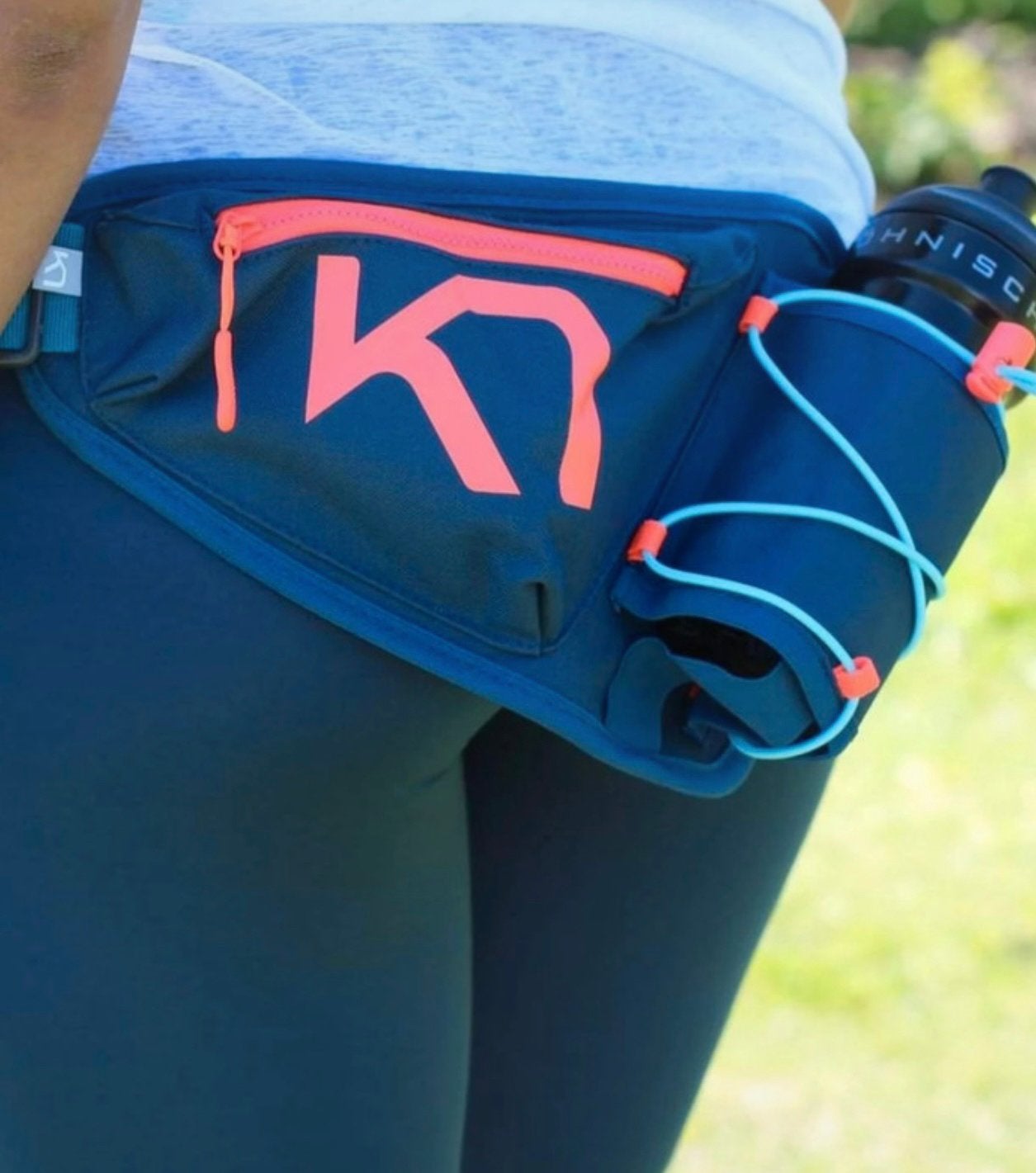 Kari Traa Heuptasje - Donkerblauw met Oranje Details, Ophalen of Verzenden, Zo goed als nieuw, Blauw, Schoudertasje