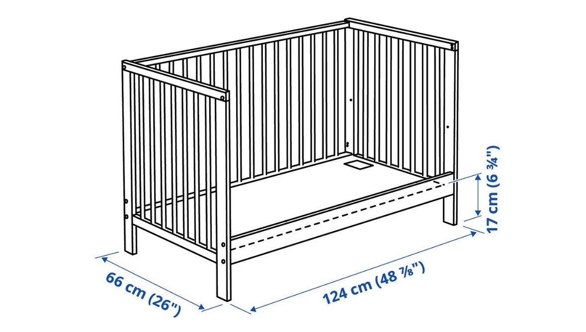 KOOPJE - IKEA Gulliver kinderbed & uitvalbeveiliging &matras, Ophalen, Gebruikt, Lattenbodem, Minder dan 140 cm