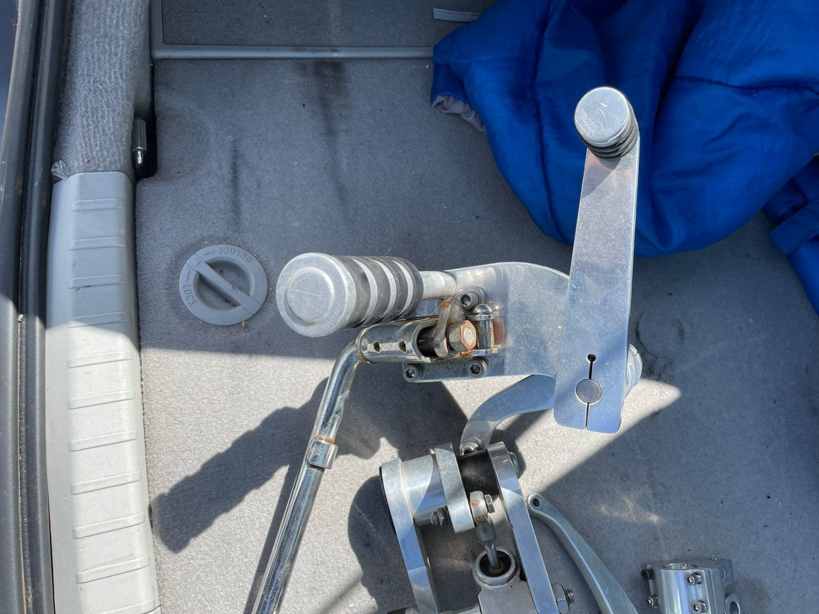 Alu forward controls, handels en remklauwen, Ophalen, Gebruikt