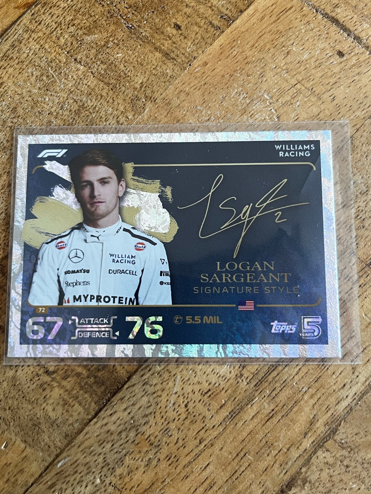Logan Sargeant Signature Style Kaart #72 - Topps Turbo Attax, Ophalen of Verzenden, Zo goed als nieuw, Formule 1