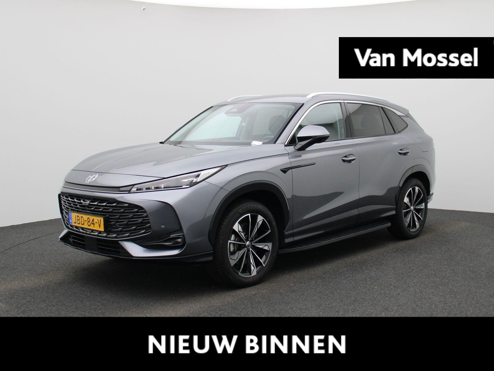 MG HS 1.5 PHEV 272pk Aut. Luxury, Auto's, 12 maanden, Stof, Gebruikt, 4 cilinders