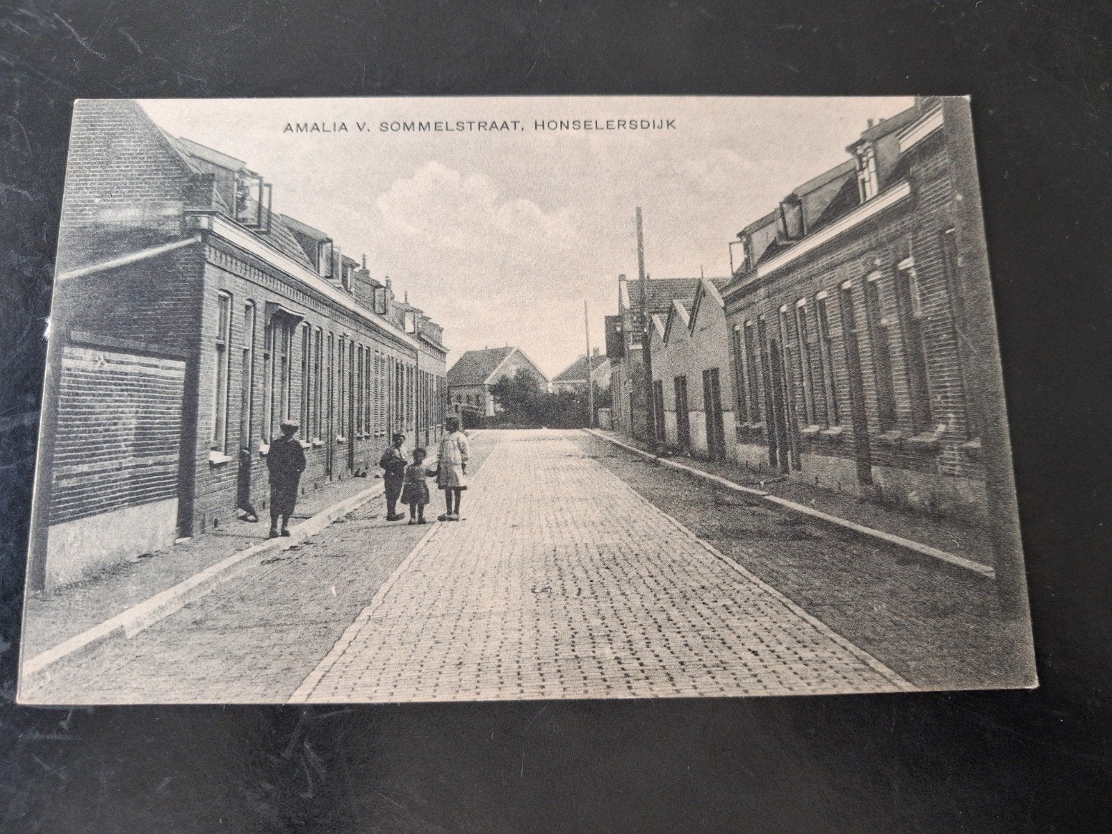 Prachtige oude ansichtkaart van Honselersdijk, Verzamelen, Ophalen of Verzenden