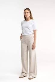 Studio Anneloes Lexie bonded trousers Kit maat M, Kleding | Dames, Broeken en Pantalons, Maat 38/40 (M), Studio Anneloes, Beige