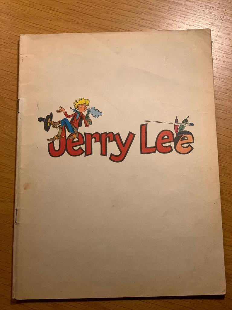 Vintage stripboek Jerry Lee - Het Spook van Droogdorp, Boeken, Eén stripboek, Ophalen of Verzenden, Gelezen