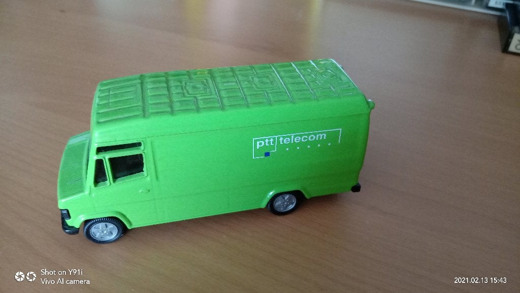 siku ptt telecom mercedes 809d, Ophalen of Verzenden, Tractor of Landbouw