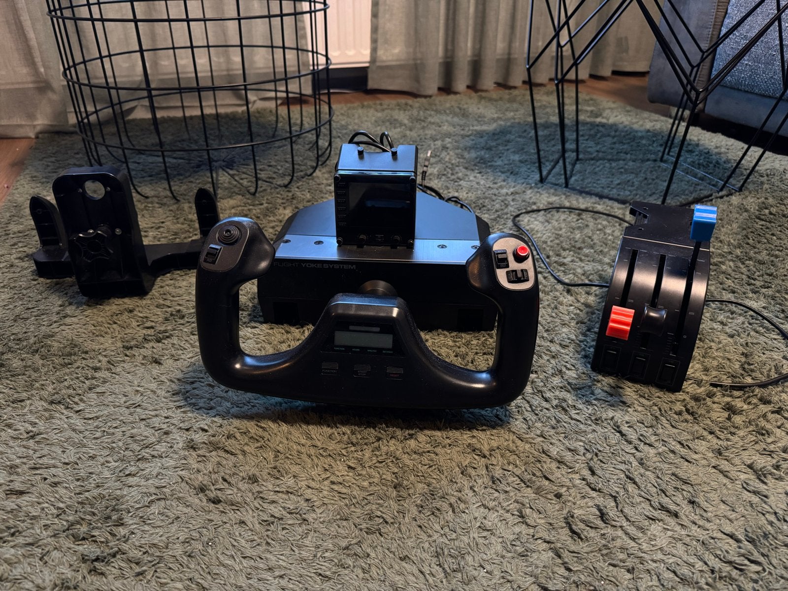 Logitech Saitek G - Yoke + Throttle + Flt. Instrument Panel, Spelcomputers en Games, Online, Gebruikt, 1 speler, Ophalen of Verzenden