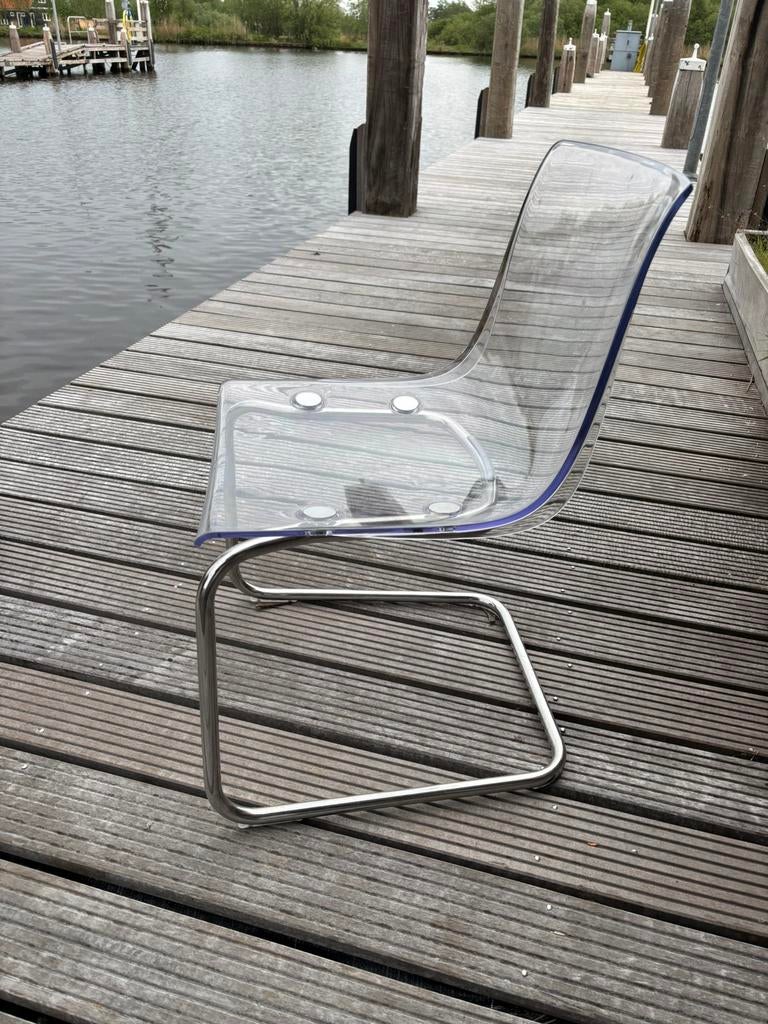 Ikea plastic stoel Tobias, Kunststof, Gebruikt, Overige kleuren, Ophalen of Verzenden