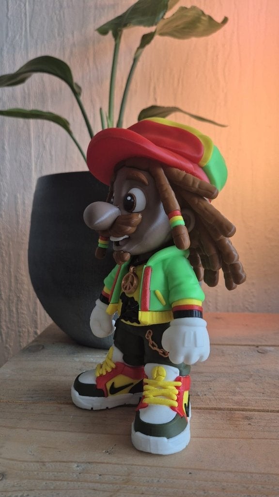 Rasta Mario 30 CM, Ophalen of Verzenden, Nieuw