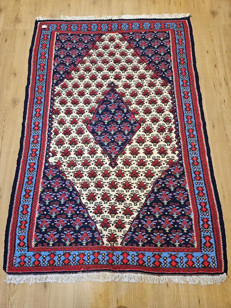 Vintage handgeweven perzische kelim 170x113, Huis en Inrichting, Stoffering | Tapijten en Kleden, Info@SlatsAntiek.nl, Tweedehands