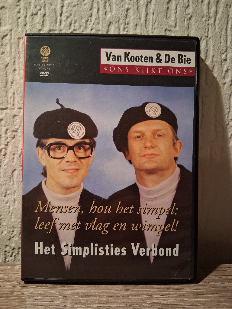 Dvd Van Kooten & De Bie - Het Simplisties Verbond, Alle leeftijden, Van Kooten & De Bie, Ophalen of Verzenden, Tv-programma of Sketches