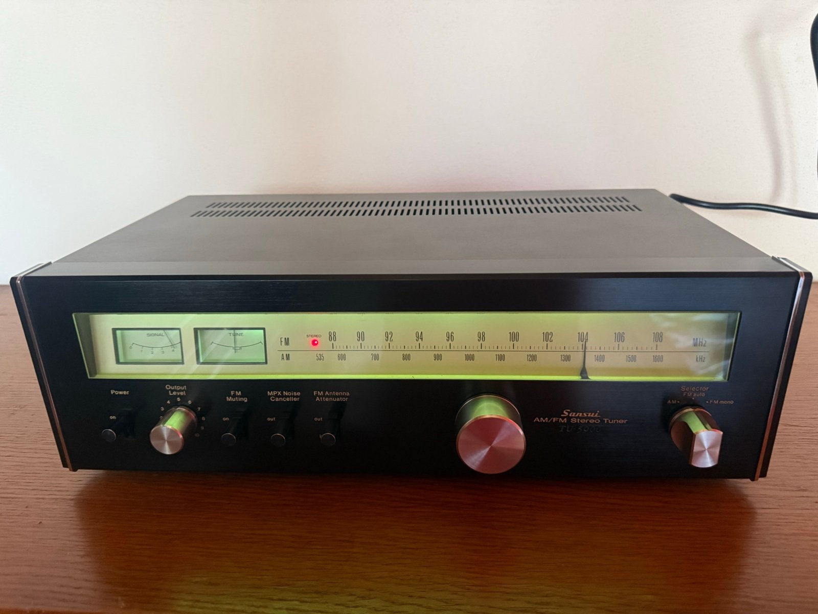 Sansui TU-5900 AM/FM Stereo Tuner - Vintage Audio, Ophalen of Verzenden, Gebruikt, Analoog