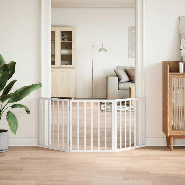 Hondenhek opvouwbaar wit 3 panelen 150 cm GRATIS VERZENDING, Overige typen, Overige merken, Verzenden, Nieuw