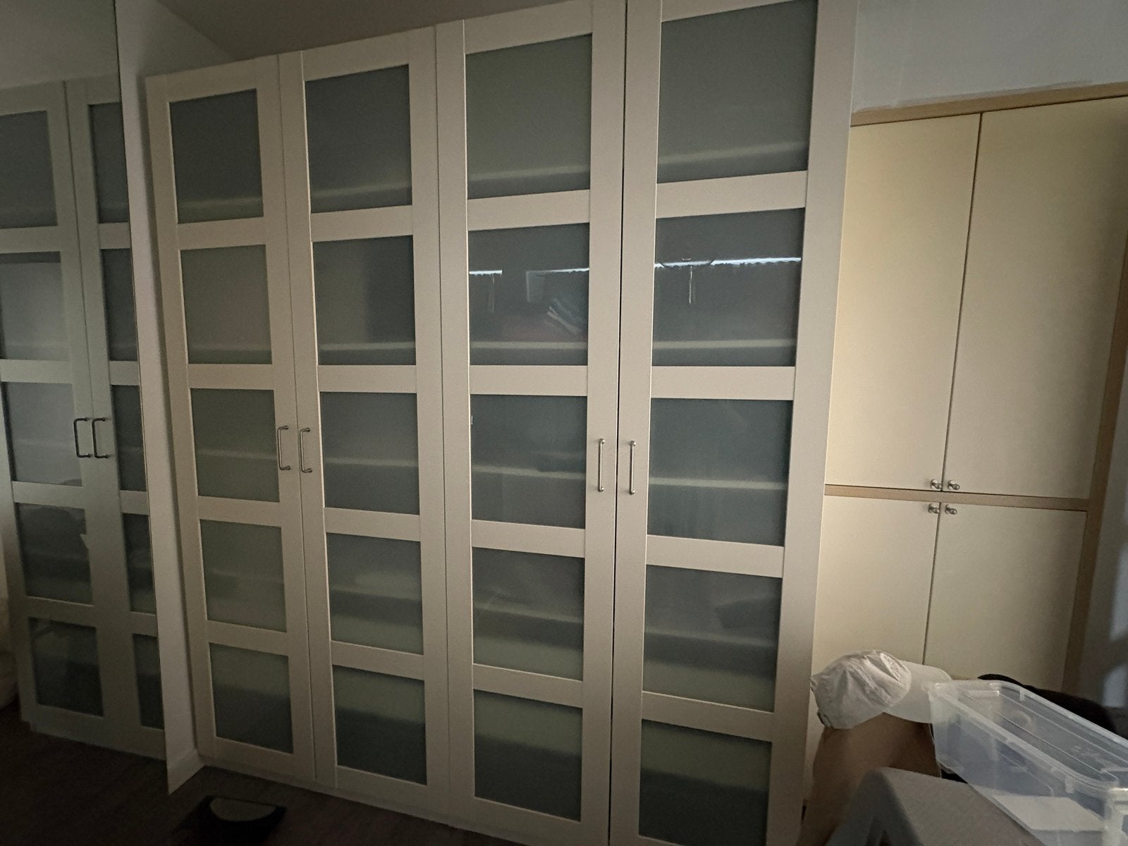 4x IKEA Pax kastdeuren 50x229 cm wit met melkglas, Huis en Inrichting, Kasten | Kledingkasten, Ophalen, 200 cm of meer, 50 tot 100 cm