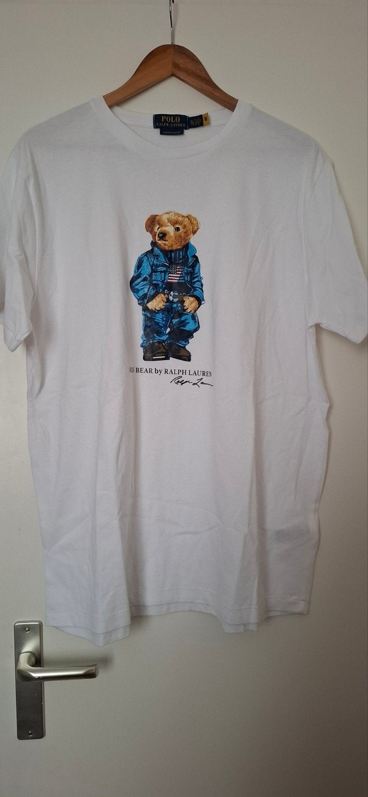 Ralph Lauren Polo Shirt Nieuw Maat XL, Wit, Ralph Lauren, Ophalen of Verzenden, Maat 56/58 (XL)
