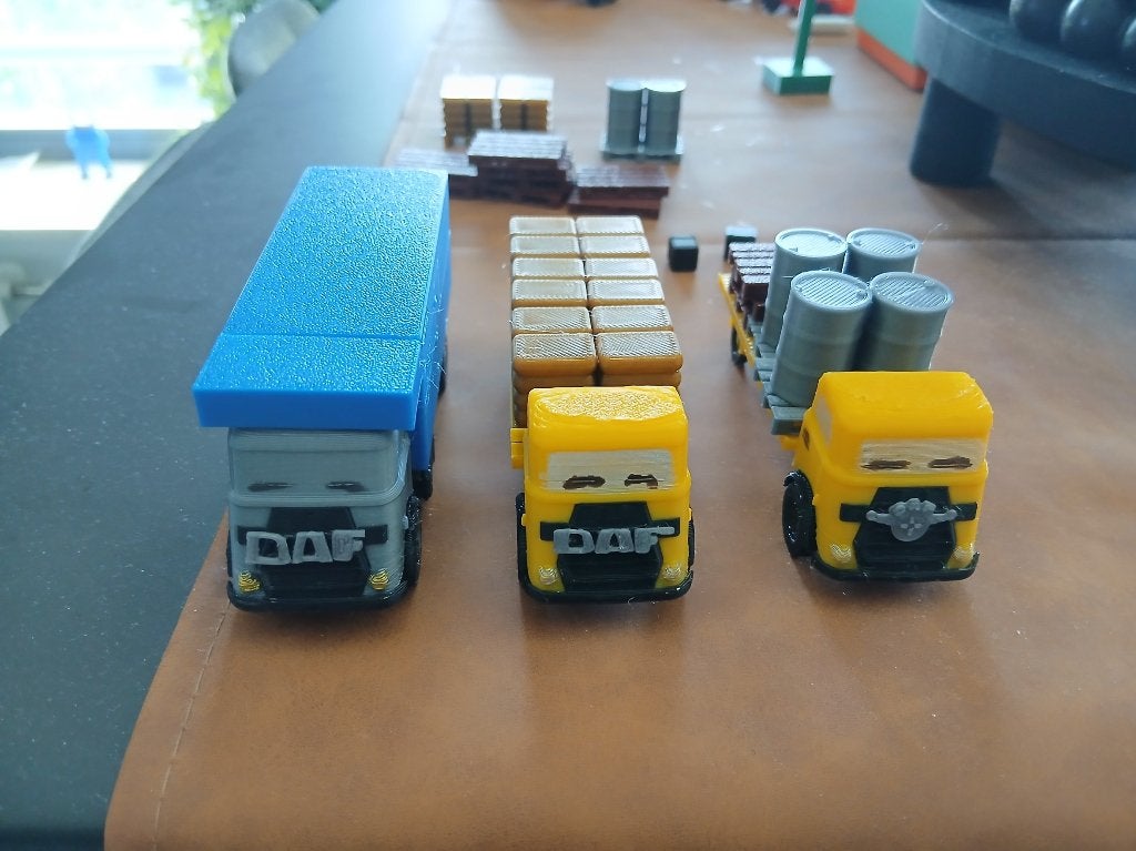 3x DAF 1600 modelbouw "KIKKER MODEL", Overige merken, 1:50 of kleiner, Nieuw, Ophalen of Verzenden