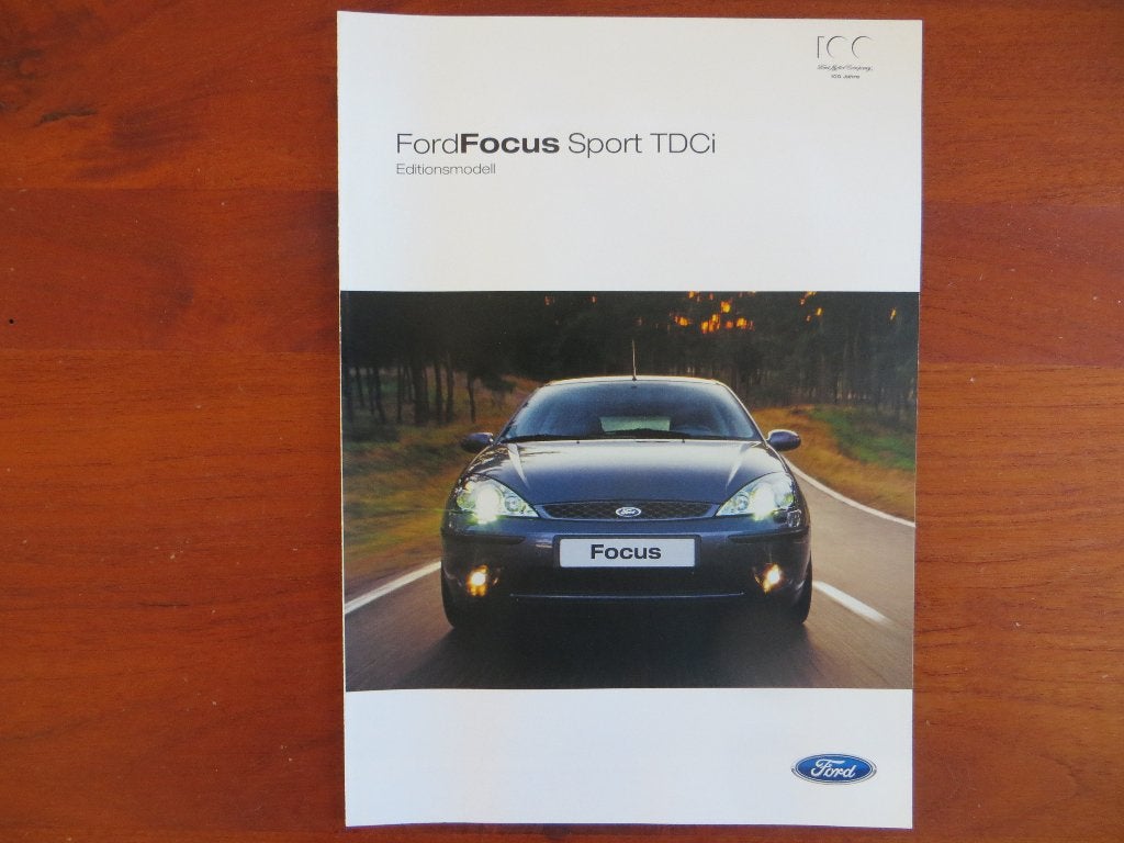 Ford Focus Sport TDCi (febr. 2003), Ophalen of Verzenden, Nieuw, Ford