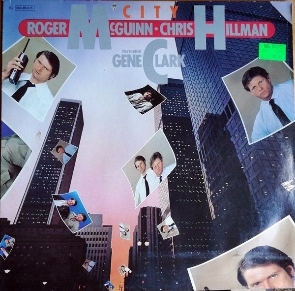 Roger McGuinn & Chris Hillman Featuring Gene Clark – City, LP, Ophalen of Verzenden, Zo goed als nieuw, Inclusief binnenhoes