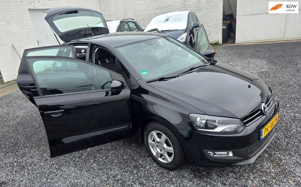 Volkswagen Polo 1.2 TSI Highline Edition 5 deurs zeer netjes, Auto's, Voorwielaandrijving, Euro 5, Zwart, 4 cilinders