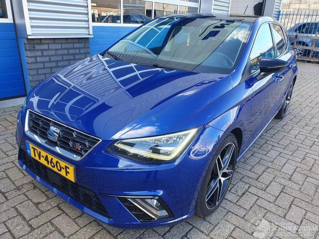 SEAT Ibiza 1.6 TDI FR Business Intense Schadevrij (bj 2018), Auto diversen, Schadeauto's, Blauw, Service@seat.de, 1598 cc, Seat